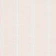 Lorraine Stripe Blush wallpaper by Schumacher, designed by Matthew Patrick Smyth. Classic three-color stripe pattern in blush pink.