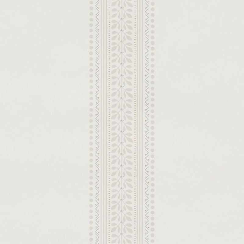 Lorraine Stripe Linen by Schumacher Classic Three-Color Stripe Wallpaper – Schumacher 5004585