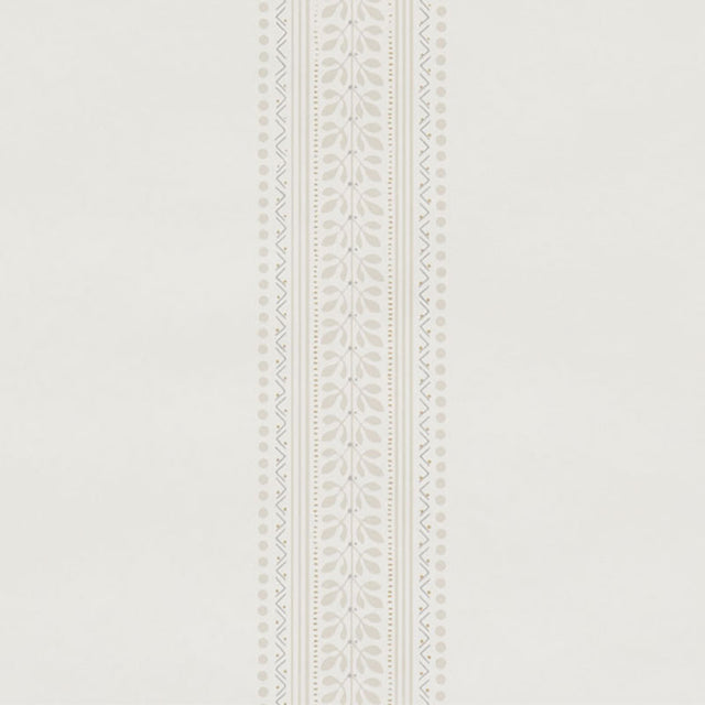 Lorraine Stripe Linen by Schumacher Classic Three-Color Stripe Wallpaper – Schumacher 5004585