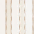 Lansdowne Strie Stripe wallpaper in Limestone by Schumacher, designed by Matthew Patrick Smyth, showing alternating decorative stripes on a textured ground.