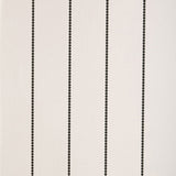 Gabrielle Stripe wallpaper in Graphite by Schumacher, featuring beaded vertical stripes inspired by couture embroidery.