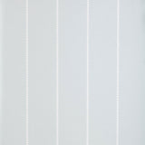 Gabrielle Stripe Mineral wallpaper by Schumacher, featuring beaded vertical stripes in a soft mineral blue colorway.