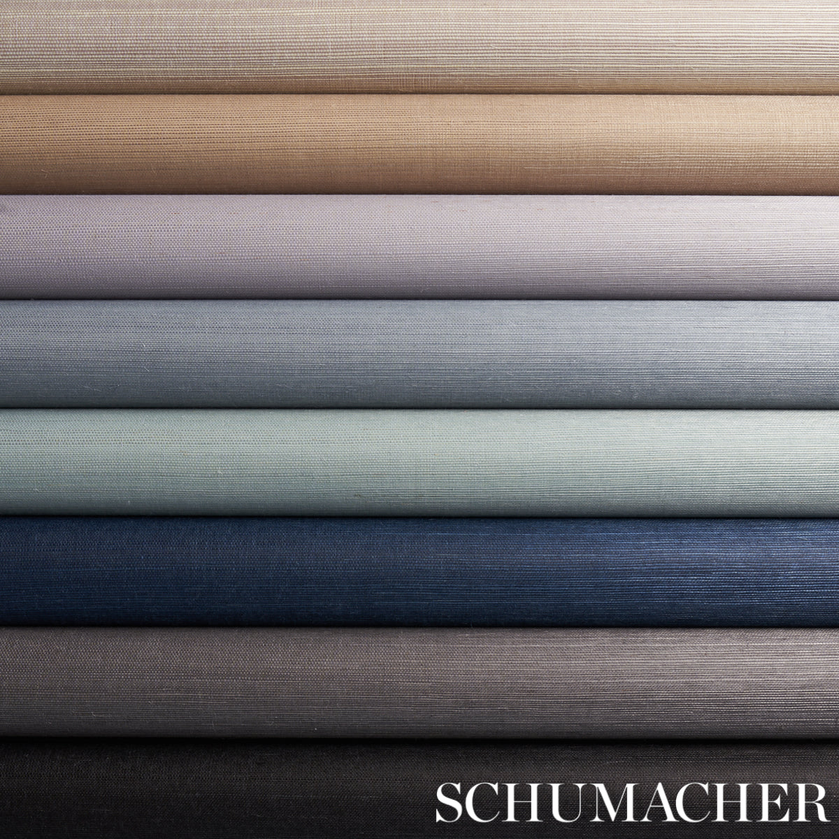 HARUKI SISAL Silver by Schumacher Classic Sisal Wallcovering – Schumacher 5004700