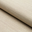 HARUKI SISAL Silver wallcovering by Schumacher, shown in a close-up of its textured, natural sisal finish.