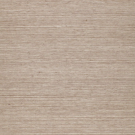 Haruki Sisal Mocha wallcovering by Schumacher, classic sisal texture in a neutral brown colorway