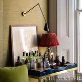 Haruki Sisal Sage by Schumacher Classic Sisal Wallcovering – Schumacher 5004710
