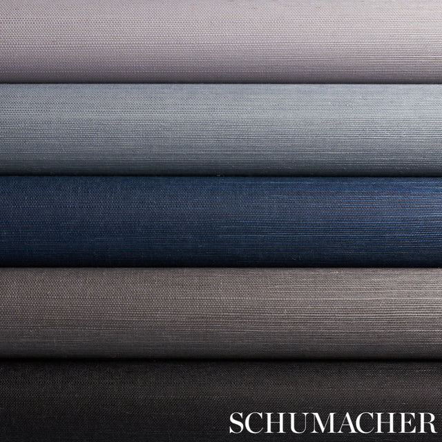 Haruki Sisal Lavender by Schumacher Textured Wallcovering – Schumacher 5004714