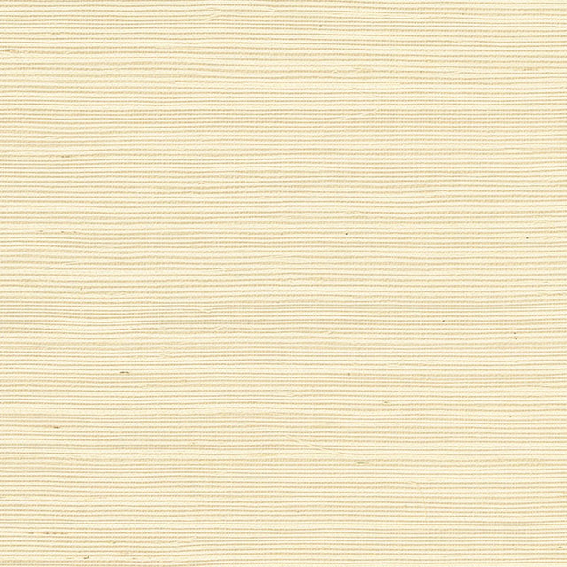 Haruki Sisal Ivory wallcovering by Schumacher, classic sisal texture in a neutral ivory color.