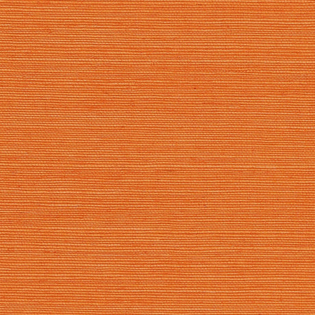 HARUKI SISAL Mandarin orange textured sisal wallpaper by Schumacher