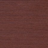 Haruki Sisal Plum wallpaper by Schumacher shown in a textured plum colorway, styled in a modern interior setting.
