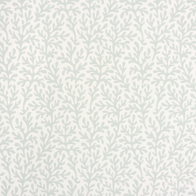 Sea Coral Mineral wallpaper by Schumacher featuring a small-scale, allover coral motif in a soft mineral colorway.