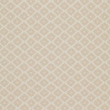 Ziggurat Alabaster geometric wallpaper by Schumacher, The Smart Set Collection