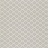 ZIGGURAT silver geometric patterned wallpaper by Schumacher