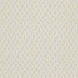 Chain Link Bone geometric wallpaper by Schumacher in a neutral bone colorway with interlocking chain pattern.