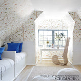 A-TWITTER Winter by Schumacher Whimsical Bird Wallpaper – Schumacher 5005030SAM