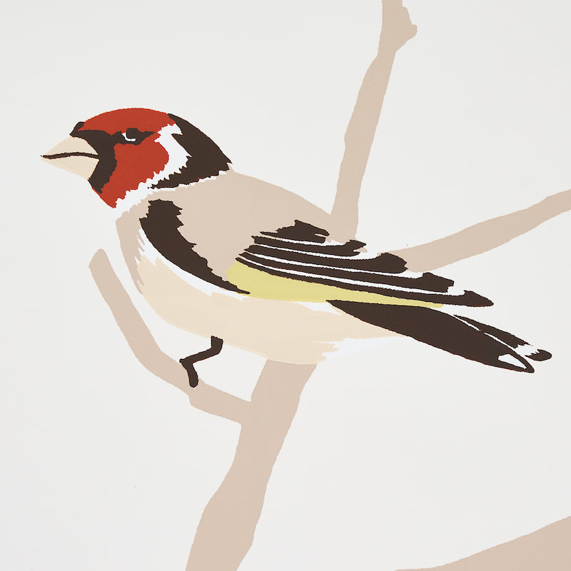 A-TWITTER Summer by Schumacher Colorful Songbird Scenic Wallpaper – Schumacher 5005031SAM