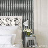Fern Tree Graphite by Kelly Wearstler Modern Nature Wallpaper – Schumacher 5005073