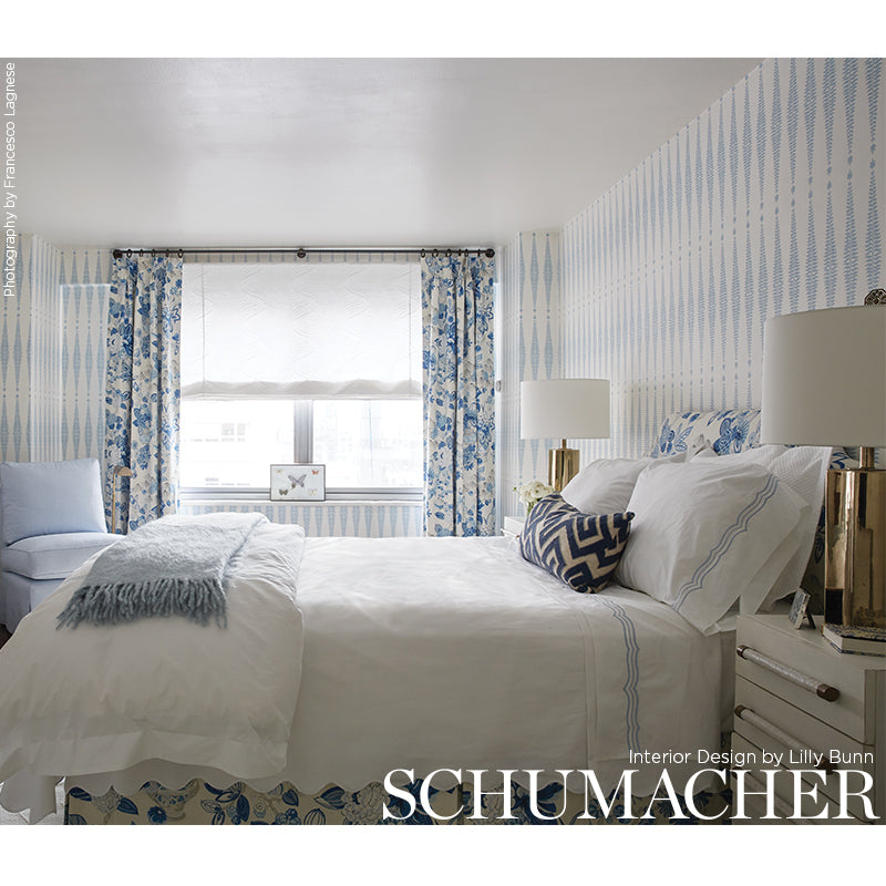 Fern Tree Sky by Kelly Wearstler Modern Botanical Wallpaper – Schumacher 5005074