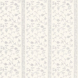 KHANPUR VINE wallpaper in Oyster from the Jaipur Collection by Schumacher. Elegant block print vine pattern on plain paper.