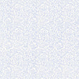 Sangar Scroll Delft hand screen printed wallpaper with arabesque scroll pattern by Schumacher