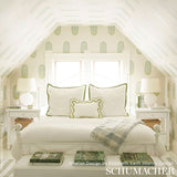 Askandra Flower Pear & Water Blue by Schumacher Simply Charming Collection Wallpaper – Schumacher 5005312