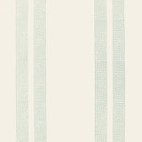 Greek Key Stripe wallpaper in Water Blue from Schumacher Jaipur Collection, featuring a classic Greek key stripe pattern on a light background.