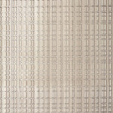 Urban Stripe Zinc handcrafted non-woven wallpaper by Schumacher, Modern Glamour Collection, metallic textured stripe pattern.