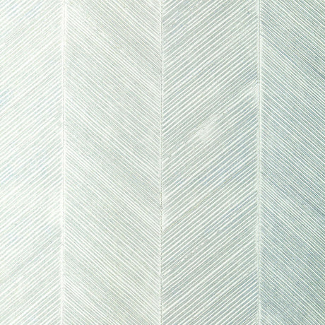 Chevron Texture wallcovering in Mineral color with raised diagonal stripes forming a herringbone pattern.