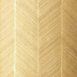Chevron Texture wallpaper in White Gold with raised diagonal stripes and metallic luster by Schumacher.