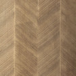 Chevron Texture wallcovering in Sable with raised diagonal stripes and metallic luster by Schumacher.