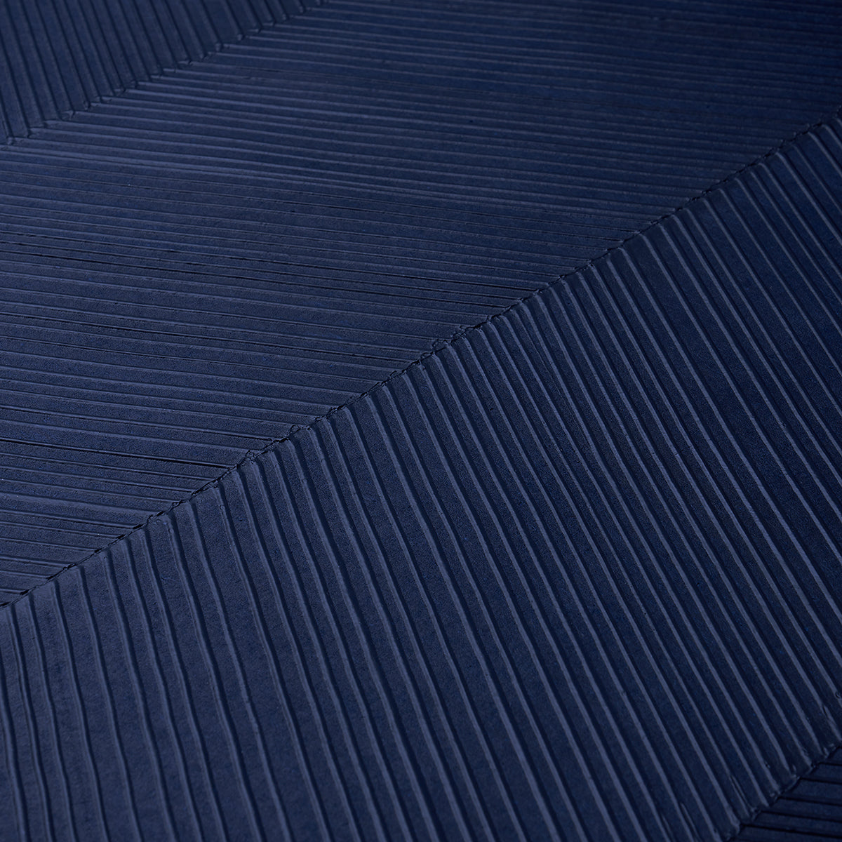 Chevron Texture Midnight Blue by Schumacher Handcrafted Textured Wallcovering – Schumacher 5005654