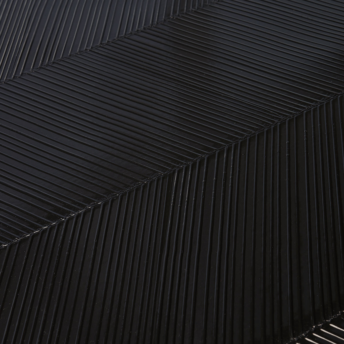 Chevron Texture Onyx by Schumacher Handcrafted Metallic Herringbone Wallcovering – Schumacher 5005655