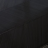 Chevron Texture Onyx by Schumacher Handcrafted Metallic Herringbone Wallcovering – Schumacher 5005655