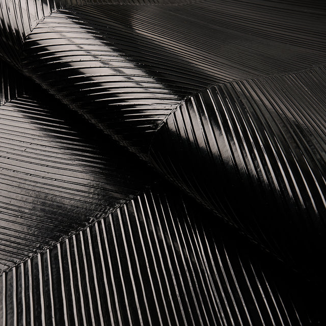 Chevron Texture Onyx by Schumacher Handcrafted Metallic Herringbone Wallcovering – Schumacher 5005655