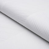 Chevron Texture White by Schumacher Textured Herringbone Wallcovering – Schumacher 5005656