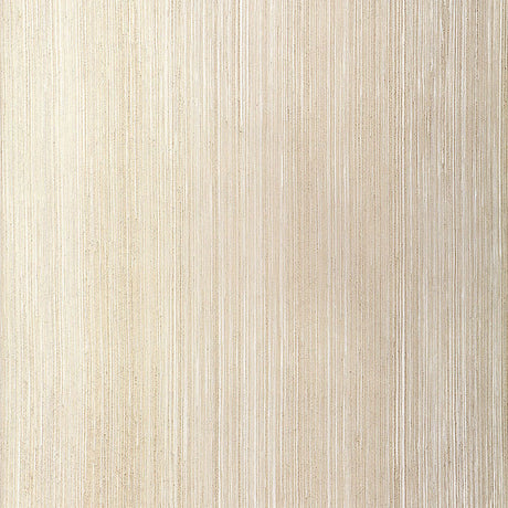 Metallic Strie wallpaper in Oyster by Schumacher features a handcrafted, organic chevron stripe with a subtle metallic finish.