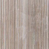 Metallic Strie Silvered Taupe handcrafted wallcovering by Schumacher showing vertical strie pattern with metallic finish