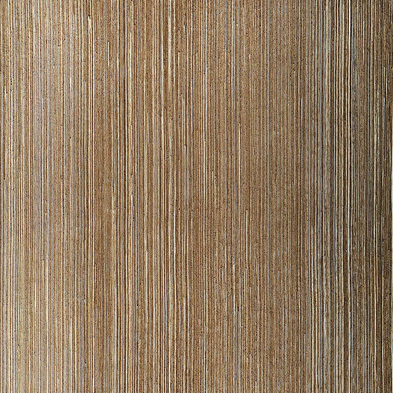 Metallic Strie Sable handcrafted wallcovering by Schumacher, featuring a vertical strie design on a luminous metallic ground.