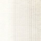Origami Stripe handcrafted wallcovering in Pearl by Schumacher, featuring random vertical stripes and soft horizontal ribs with a subtle metallic sheen.