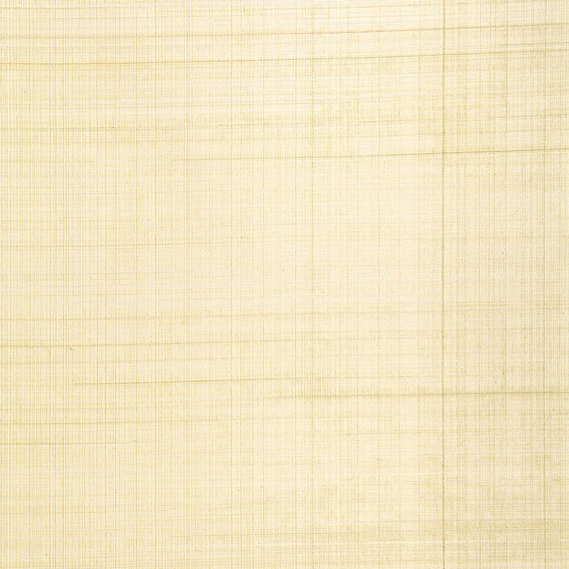 Brushed Plaid wallpaper in White Gold by Schumacher, featuring a hand-combed raised strié plaid effect with metallic pigments.