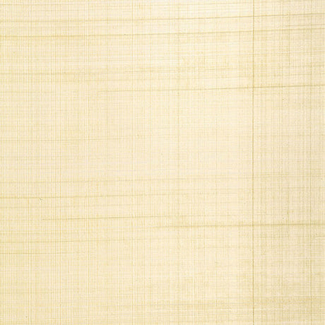 Brushed Plaid wallpaper in White Gold by Schumacher, featuring a hand-combed raised strié plaid effect with metallic pigments.
