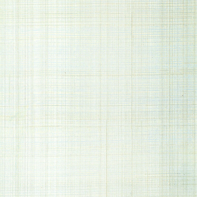 Brushed Plaid Glacier wallpaper with a hand-combed raised strié and metallic pigments for a unique plaid effect.