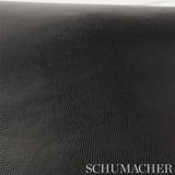 Lizard Carbon Embossed Wallpaper by Schumacher – Modern Glamour Collection – 21 in x 5 ft – 5005841