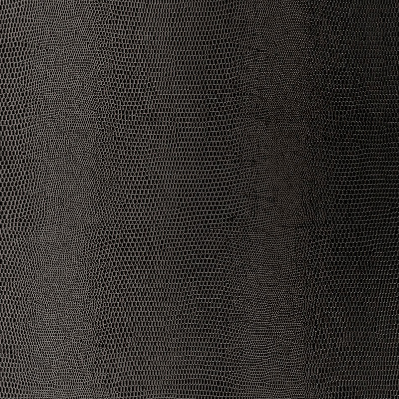 Lizard Carbon Embossed Coated Paper Wallpaper by Schumacher, Modern Glamour Collection, SKU 5005841