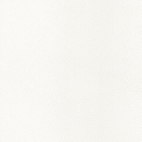 Shagreen White Pearl faux embossed wallcovering by Schumacher, pebbled texture wallpaper