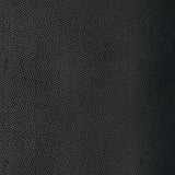 Shagreen Carbon faux embossed wallcovering by Schumacher, pebbled texture in dark charcoal black.