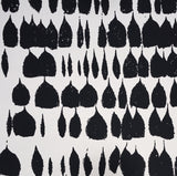 Queen of Spain Black by Schumacher Painterly Abstract Wallpaper – Schumacher 5005881