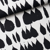 Queen of Spain Black by Schumacher Painterly Abstract Wallpaper – Schumacher 5005881