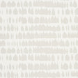Queen of Spain Dove wallpaper by Schumacher, a lively mid-century painterly pattern in soft neutral tones.