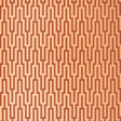 Amber geometric glass bead wallpaper with urbane glamour by Schumacher, Metropolitan Fret pattern.